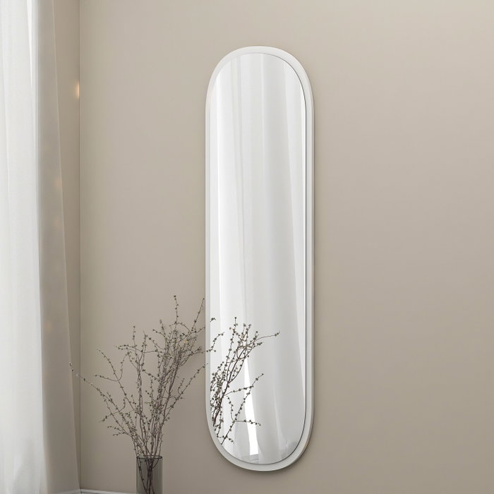 Hanah Home Espejo Magnum - White, Blanco, MDF, 40x120x2.2 cm